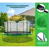 Machrus Machrus Upper Bounce 15 FT Round Trampoline Set with Safety Enclosure System, Backyard Trampoline UB03EC-15E